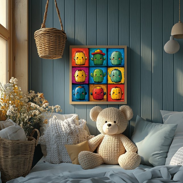 Póster Personaje de Cactus Divertido para Cuadrícula de D (Subido por el creador)