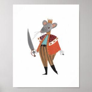 Póster Personaje del ballet El Cascanueces   Rey Ratón