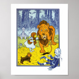 Póster Personajes antiguos de El mago de Oz