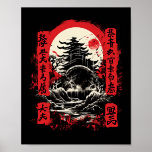 Póster Personajes Chino-Americano Kenpo Karate