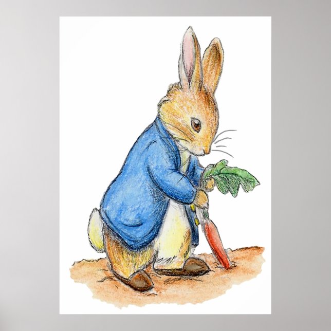 Póster Personajes De Enfermería Peter Rabbit Beatrix Pott (Frente)