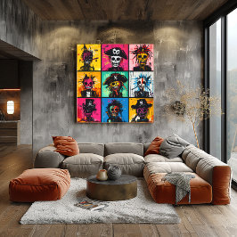 Póster Personajes del graffiti Pirata en una calle audaz