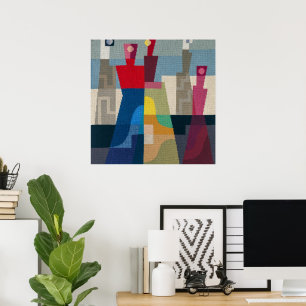 Póster Personajes Sophie Taeuber-Arp