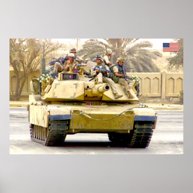 PÓSTER PERSONAL DE COMBATE DE EE.UU. (Frente)