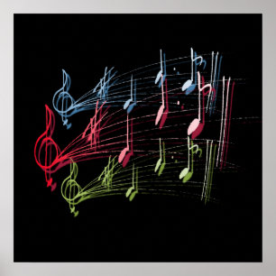 Póster Personal musical