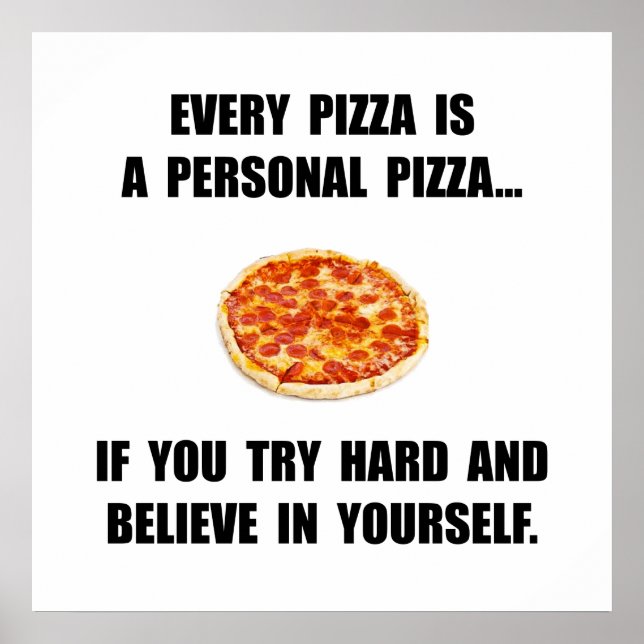 Póster Personal Pizza (Frente)