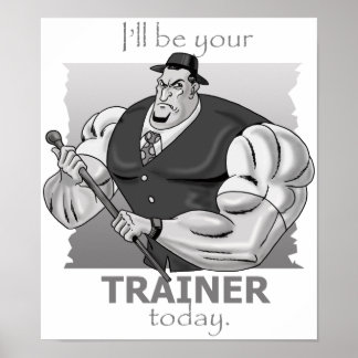Póster Personal Trainer - Hardcore Style - Poster & Print