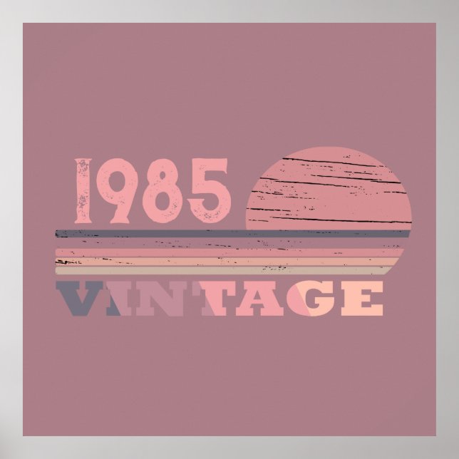 Póster Personaliazado cuarenta fiesta de 40 años (Frente)