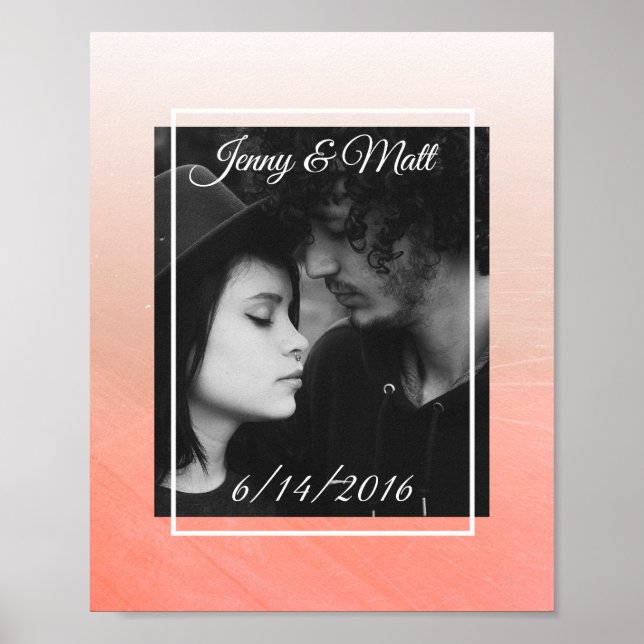 Póster Personalice este " Poster con su imagen (Frente)