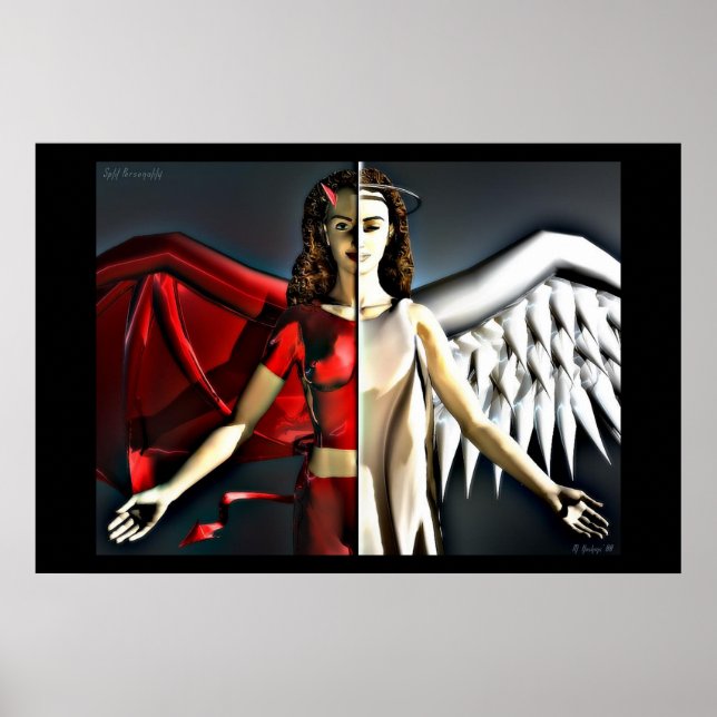 Póster Personalidad dividida (Frente)