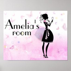 Póster Personalised children's room sign
