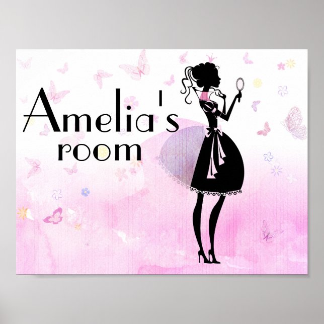 Póster Personalised children's room sign (Frente)