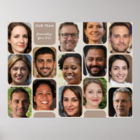 Personaliza 14 Fotos Clásica Taupe Modern Nuestro 