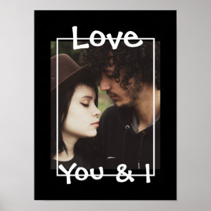 Póster Personaliza a este Poster "Amar" con tu imagen