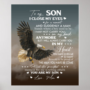 Póster Personaliza A Mi Hijo De Regalos De Mamá Amor