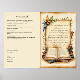 Póster Personaliza y Descarga el Boletín de la Iglesia
