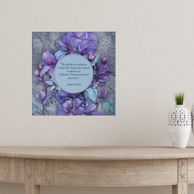 Póster Personalizable de Bendición Periwinkle Garden (Subido por el creador)
