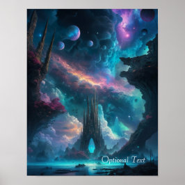 Póster personalizable de ciencia ficción y fantasí