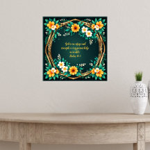 Personalizable de flor verde