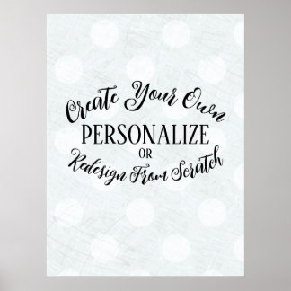 Póster Personalizable en blanco - Crea tu propio
