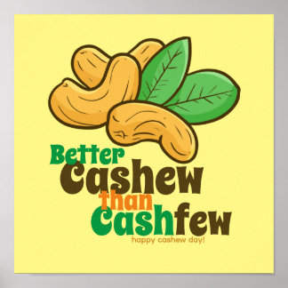 Póster Personalizable Feliz Día del Cashew