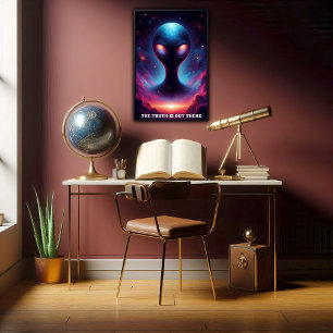 Póster Personalizable Forma de vida extraterritorial