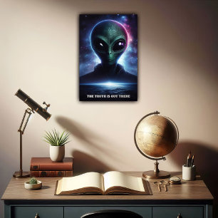 Póster Personalizable Forma de vida extraterritorial