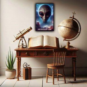 Póster Personalizable Forma de vida extraterritorial
