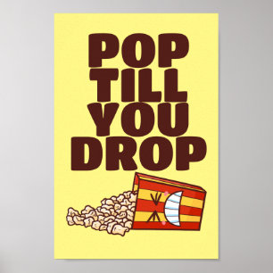 Póster Personalizable hasta que te caigas