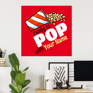 Póster Personalizable listo para POP