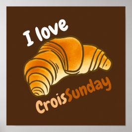 Póster Personalizable me encanta CroisSunDay