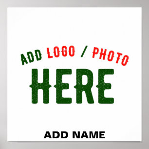 PÓSTER PERSONALIZABLE MODERNO ESTILO BLANCO VERIFICADO MA