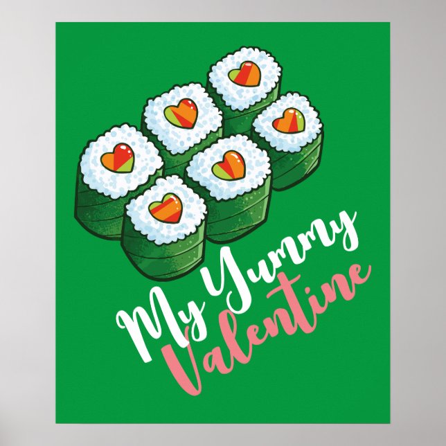 Póster Personalizable "My Yummy Valentine" (Frente)