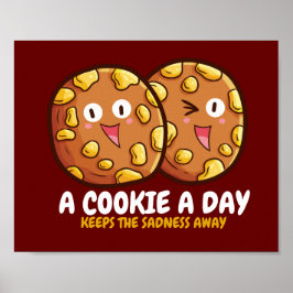 Póster Personalizable "Una galleta al día"