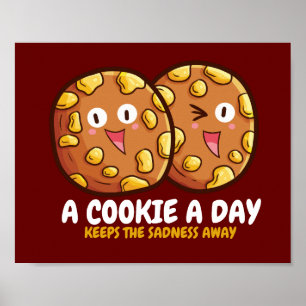 Póster Personalizable "Una galleta al día"