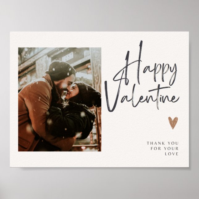 Póster Personalizable Valentine Poster (Frente)