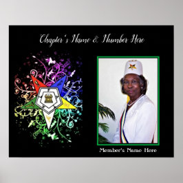 Póster Personalización de la foto de una estrella orienta