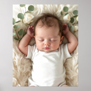 Póster Personalización de la foto del bebé