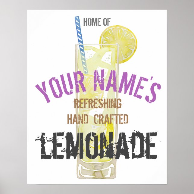 Póster Personalizada de Lemonade (Frente)