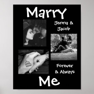 Póster Personalizada esta foto Poster de la pareja "Cásat