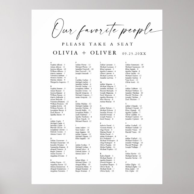 Póster Personalizado (Frente)