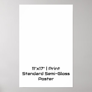 Póster Personalizado 11"x17" Estándar Semi Brillo