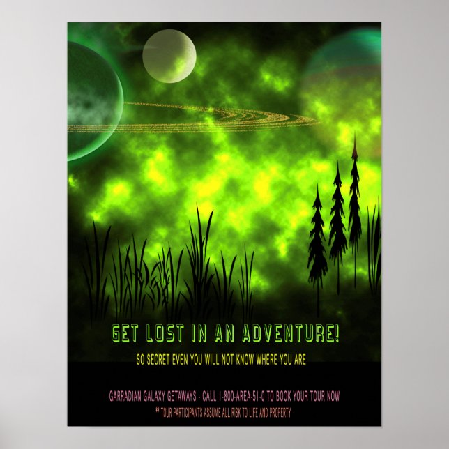 Póster Personalizado 14x18 encontrado Chica: Project Ente (Frente)