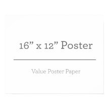Personalizado 16 x 12 Poster