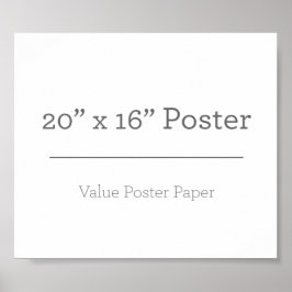 Póster Personalizado 20 x 16 Poster