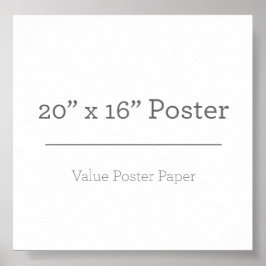 Póster Personalizado 20 x 16 Poster