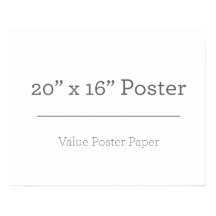 Personalizado 20 x 16 Poster