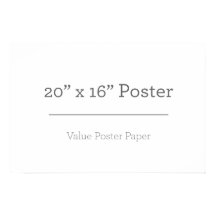 Personalizado 20 x 16 Poster