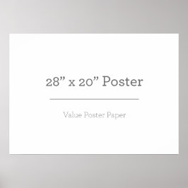 Póster Personalizado 28 x 20 Poster
