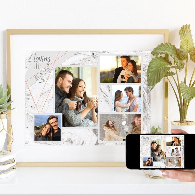 Póster Personalizado 5 Collage de fotos Amar La Vida Márm (Subido por el creador)